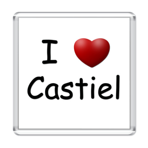 Магнит I Love Castiel