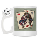 Кружка с футбольным мячиком