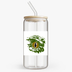 Банка с бамбуковой крышкой