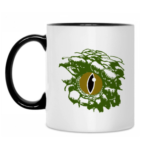 Кружка с принтом Глаз змеи