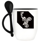 Кружка с ложкой