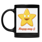 Кружка цветная UV-DTF