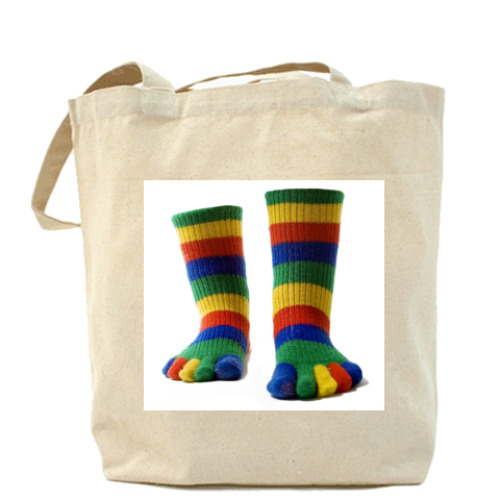 Сумка шоппер с принтом Crazy sox