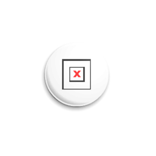 Значок 25мм Error