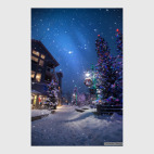 Постер 60 х 90 см Beautiful Cristmas