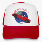Кепка Trucker, красная Первый запуск Falcon Heavy