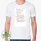 Мужская футболка органик