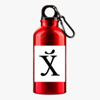 Металлическая бутылка 400 мл UV-DTF