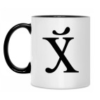 Кружка двухцветная