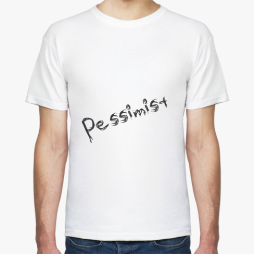 Футболка с принтом Pessimist