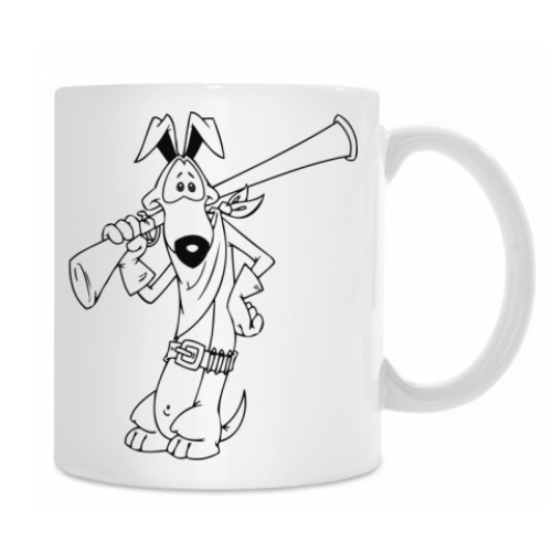 Кружка Пес с ружьем