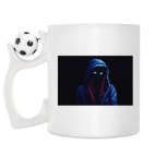 Кружка с футбольным мячиком