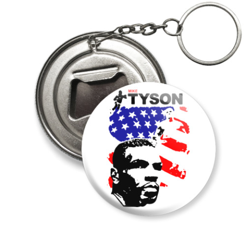Брелок-открывашка с принтом Mike Tyson