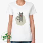 Женская футболка органик