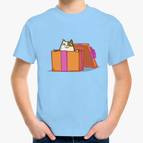 Детская футболка Новокот — Пятничный Котик №36