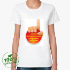 Женская футболка органик