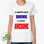 Женская футболка органик