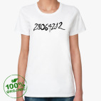 Женская футболка органик
