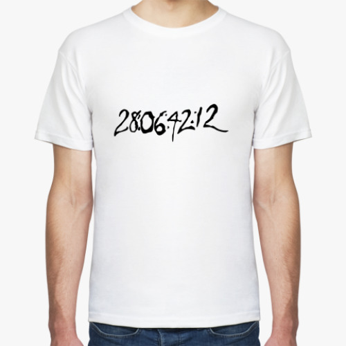 Футболка с принтом Цифры Darko