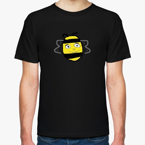 Футболка с принтом Мем пчел