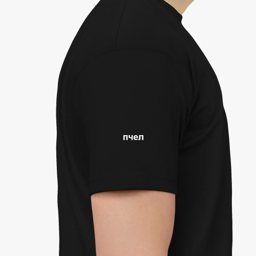 Футболка с принтом Мем пчел