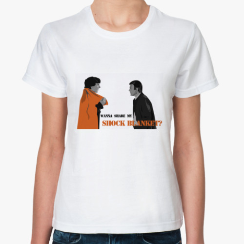 Классическая футболка Шерлок и одеяло