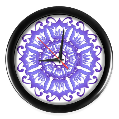 Настенные часы Ethnic Floral Mandala