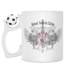 Кружка с футбольным мячиком