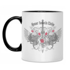 Кружка двухцветная