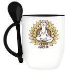 Кружка с ложкой