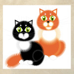 Кот и кошка