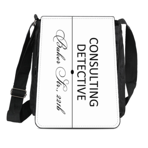 Сумка-планшет с принтом Англомания