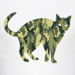 Кот цвета хаки (military cat) на 23 февраля