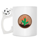 Кружка с футбольным мячиком