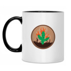 Кружка двухцветная