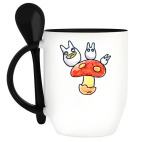 Кружка с ложкой