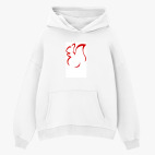 Толстовка худи оверсайз