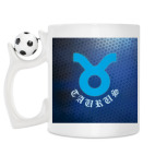 Кружка с футбольным мячиком