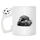 Кружка с футбольным мячиком