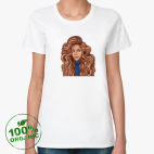 Женская футболка органик