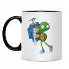 Кружка двухцветная