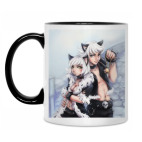 Кружка двухцветная