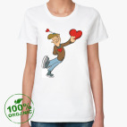 Женская футболка органик