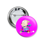 Хрюндель на самокате