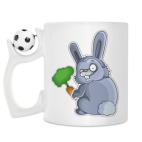 Кружка с футбольным мячиком