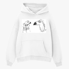 Толстовка худи оверсайз