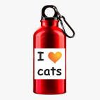 Металлическая бутылка 400 мл UV-DTF