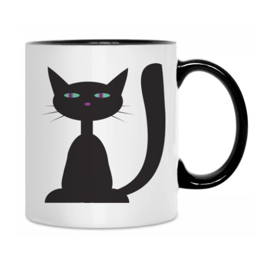 Кружка с принтом I love cats