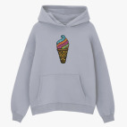 Толстовка худи оверсайз