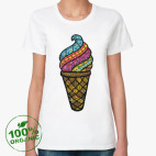 Женская футболка органик